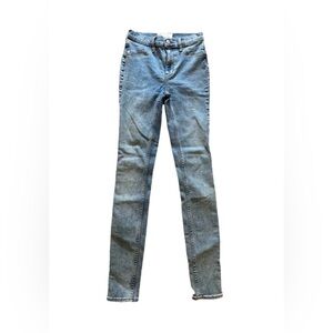 Free People Skinny Jeans Womens Size 25R Denim Boho Mid Rise Festival Stretch